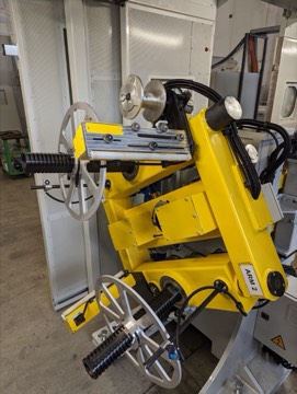 Traversing mandrel production line — view 1