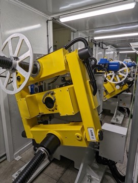 Traversing mandrel production line — view 2