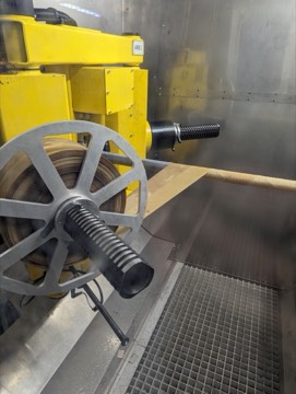 Traversing mandrel production line — view 3